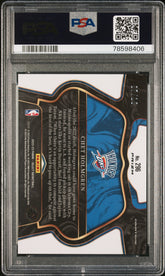 2022 Select Chet Holmgren #296 Courtside Rookie Gold Prizm 7/10 Jersey # PSA 10
